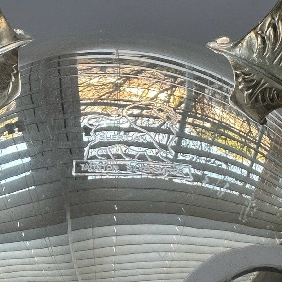 Vintage Sheridan Taunton Silversmiths E.P. Plated Footed Tea - Coffee Pot - Picture 11 of 12